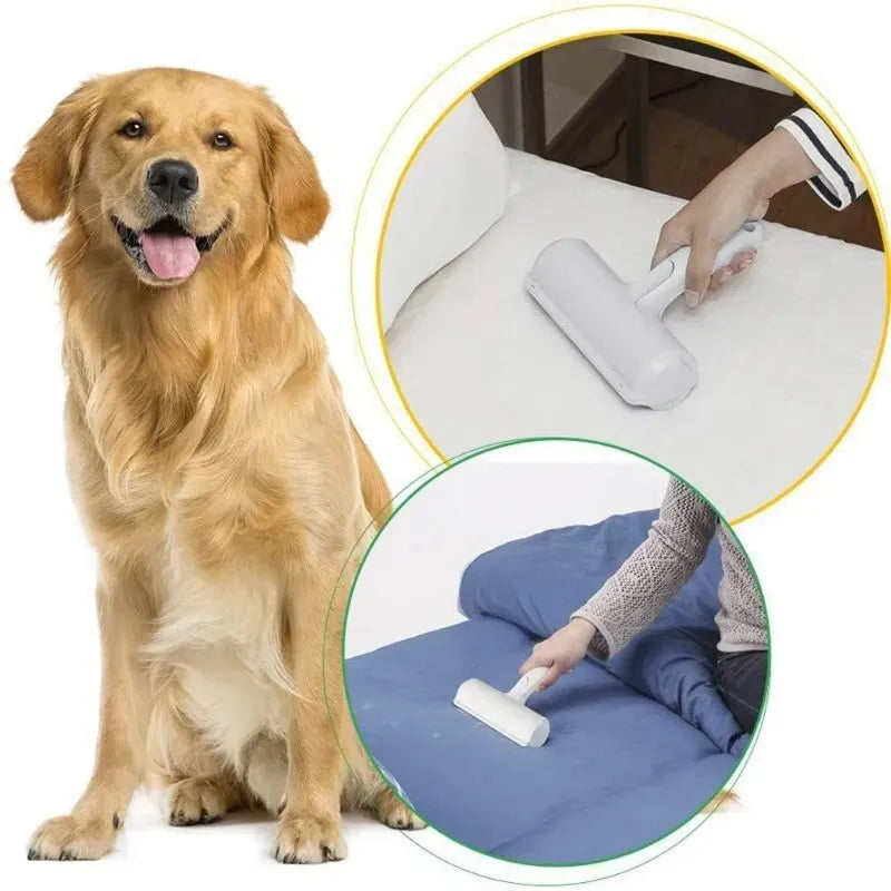 Easy one-hand pet hair remover